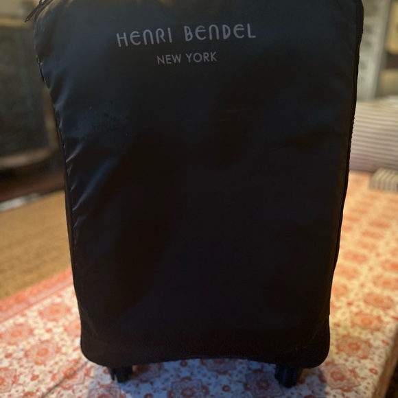 Henri Bendel Red Leather 360 Wheeled Carryon West 57th - Saffiano leather - $750 - Picture 8 of 11